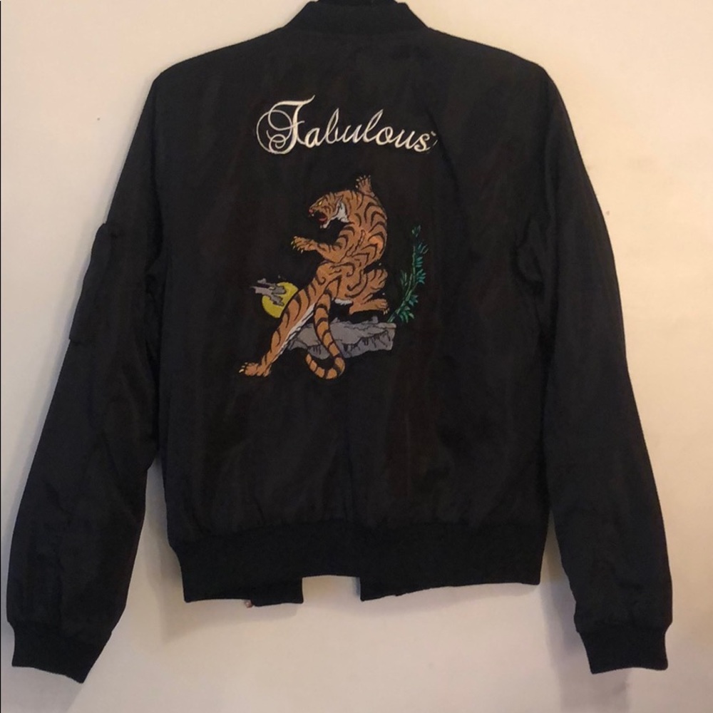 Black Bomber Jacket